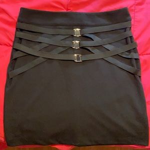Black Kardashian skirt
